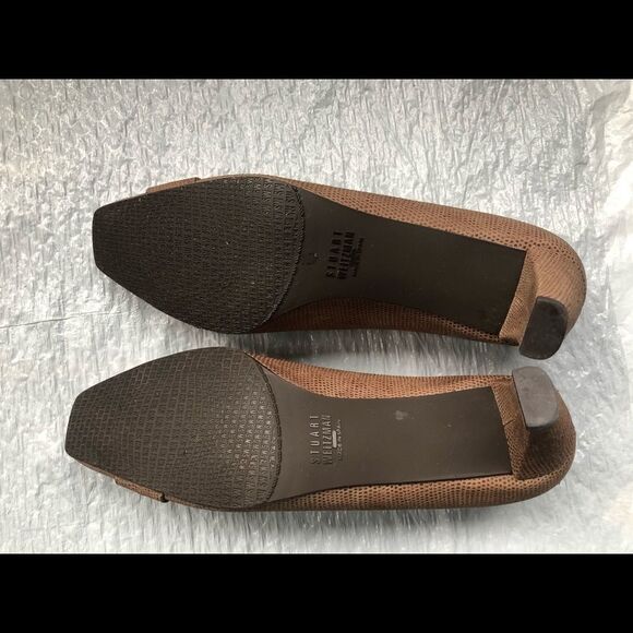 Stuart Weitzman Women’s Brown/ Tan Heels Sz 8 US - Picture 2 of 8